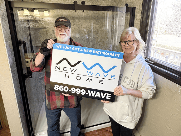 New Wave Bathroom Installation.