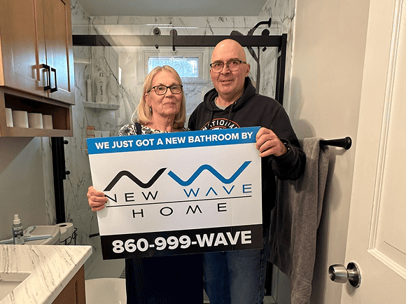 New Wave Bathroom Installation.